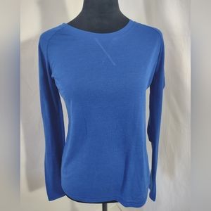 UNDER ARMOUR Women's Blue Long Sleeve Shirt Size Medium